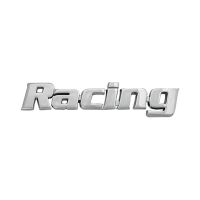Αυτοκόλλητo Χρωμίου 3D ''Racing'' 10.2cm x 2cm 1 Τεμάχιο