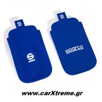 Sparco Θήκη Τηλεφώνου Δερμάτινη 099069AZ Μπλε