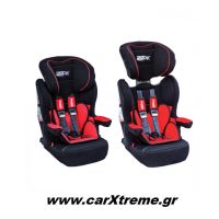 Παιδικό Κάθισμα Αυτοκινήτου Race Sport Isofix (Groups 1-2-3) Μαύρο/Κόκκινο RS123IF