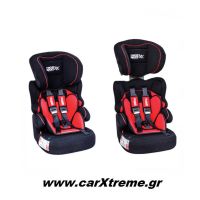 Παιδικό Κάθισμα Αυτοκινήτου Race Sport Μαύρο/Κόκκινο (Grous 1-2-3) RS123RN