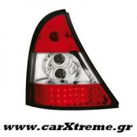 Φανάρι Πίσω Red Crystal Led Renault Clio II 98-01