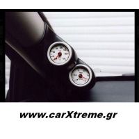 Βάση Οργάνων Κολώνας Μαύρη Διπλή Peugeot 206