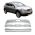 Skid Plates Προφυλακτήρων Off Road Package Για Nissan Qashqai J10 2007-2010 Ασημί 2 Τεμάχια