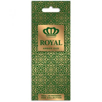 Αρωματικό Αυτοκινήτου Κρεμαστό Feral Royal Collection Amber Oud