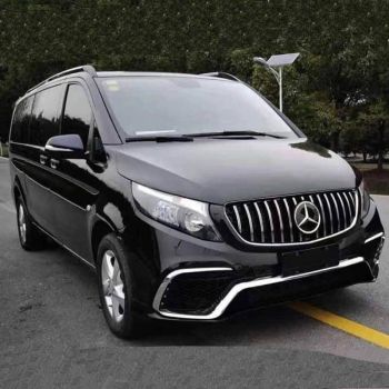 Μάσκα Για Mercedes-Benz V-Class W447 14-19 GT Amg Panamericana Look Μαύρο/Χρώμιο 1 Τεμάχιο