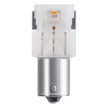 Λάμπες Led Για Φλας P21W BA15S Πορτοκαλί 12volt 1.3 watt Osram 7506DYP-02B 2 Τεμάχια