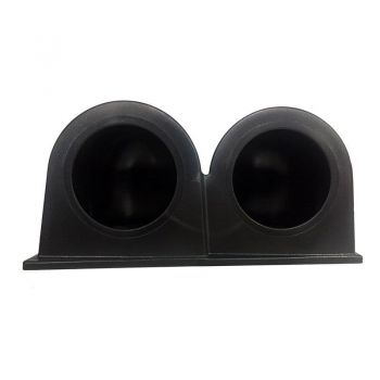 Βάση Για Όργανα Ταμπλό Διπλή (2 x 52mm) Μαύρη Auto Gauge