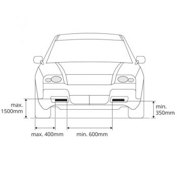 DRL Set Φώτα Ημέρας Universal Στρόγγυλα Με Angle Eyes DRL 510L 12 Volt 11,16 Watt 70mm-80mm 2 Τεμάχια