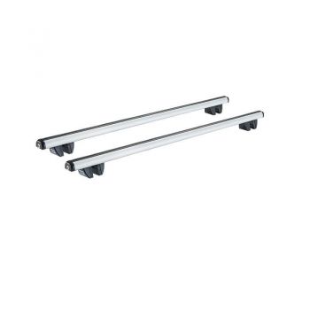 Μπάρες Οροφής Αλουμινίου CRUZ Oplus 924-036 R-128cm Railing System Ασημί 2 Τεμάχια