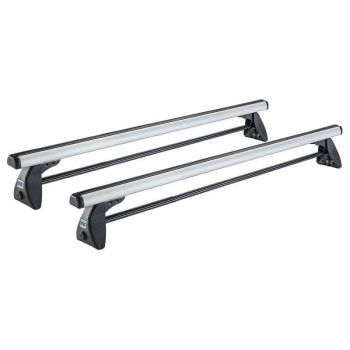 Μπάρες Οροφής Αλουμινίου CRUZ 924-014 Optima Alu T-118cm Ασημί 2 Τεμάχια