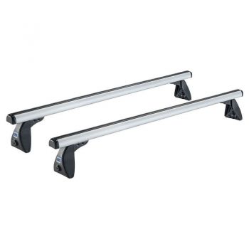 Μπάρες Οροφής Αλουμινίου CRUZ 924-024 Optima Alu S-118cm Ασημί 2 Τεμάχια