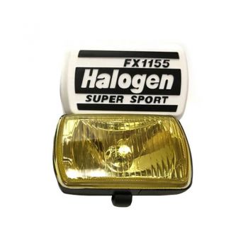 Head Lamp Universal Yellow 12 Volt 55 Watt H3 FX-1155 1 Piece