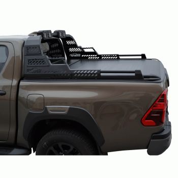 SMART ΡΟΛΟ ΑΛΟΥΜΙΝΙΟΥ ΗΛΕΚΤΡΙΚΟ ΜΕ PREMIUM LED ROLL-BAR SMART 7000E-ROLL+RB 430LED TOYOTA HILUX REVO 2016+&amp;HILUX 2021+