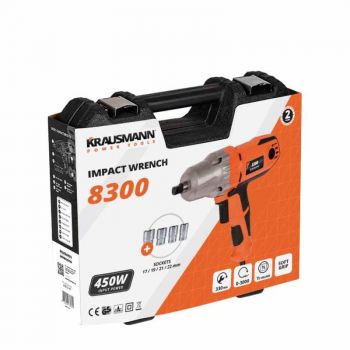 Μπουλονόκλειδο 450W Με Καρυδάκια 17 / 19 / 21 / 22 mm Krausmann 8300