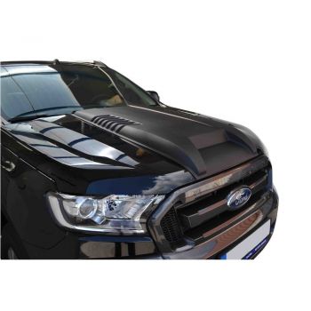 ΔΙΑΚΟΣΜΗΤΙΚΟ ΚΑΠΟ (ΦΟΥΣΚΩΜΑ) ΣΕ MAT ΜΑΥΡΟ BONNET 516 FORD RANGER T7 2017+ &amp; T8 2020+