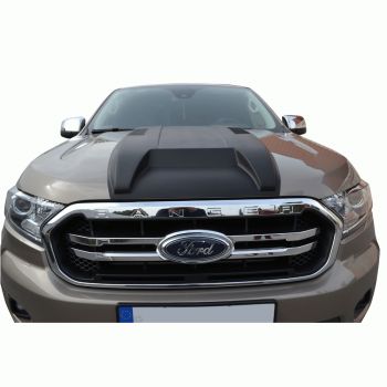 ΔΙΑΚΟΣΜΗΤΙΚΟ ΚΑΠΟ (ΦΟΥΣΚΩΜΑ) ΣΕ MAT ΜΑΥΡΟ BONNET 516 FORD RANGER T7 2017+ &amp; T8 2020+