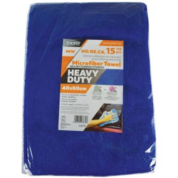 Microfiber 40x60 15τμχ Heavy Duty 300gsm Blue