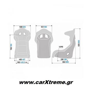 Sparco CIRCUIT QRT Αγωνιστικό Κάθισμα Αυτοκινήτου 008019RNR