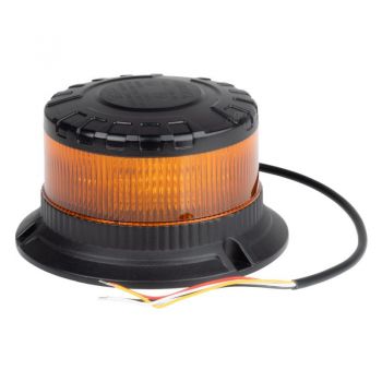 ΦΑΡΟΣ HEAVY DUTY W28B 12/24V ΠΟΡΤΟΚΑΛΙ 16LED ΒΙΔΩΤΟΣ Υ77mm Φ110mm AMIO - 1 τεμ.