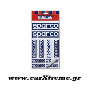 Αυτοκόλλητα σετ Διαφόρων Διαστάσεων Sparco