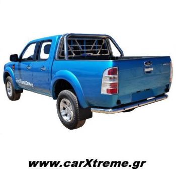 Roll Bar Δύο Σκελών με Επίπεδη Σχάρα Ford Ranger 2007+