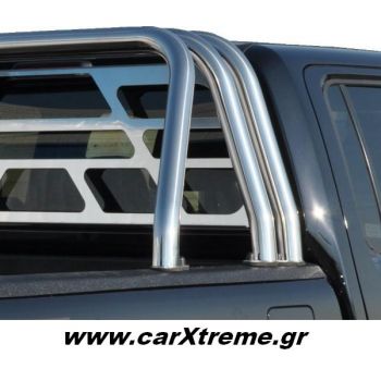 Roll-Bar Nissan D40 Τριών Σκελών Με Επίπεδη Σχάρα